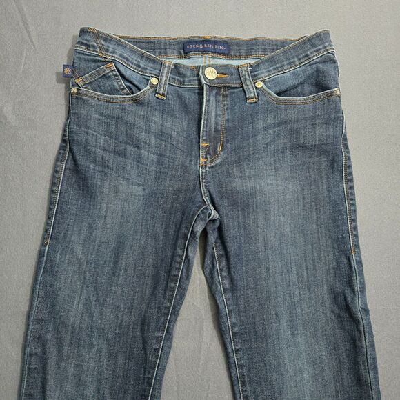 Rock & Republic Women 10 M Berlin Skinny Mid Rise Jeans - Picture 3 of 15